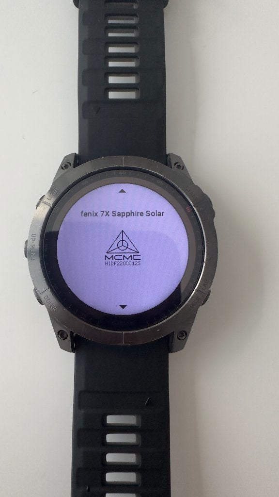 GARMIN Fenix 7X Sapphire Solar, Handtassen en Accessoires, Sporthorloges, Zwart, Garmin, Ophalen of Verzenden, Zo goed als nieuw