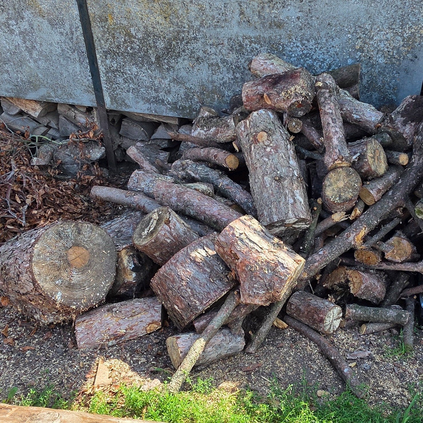 +- 1m³ grove den, Tuin en Terras, Brandhout, Ophalen