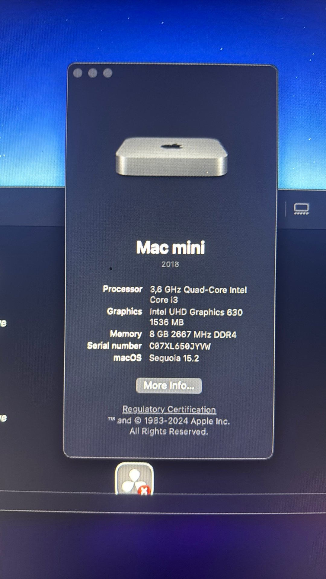 Mac mini 2018, Computers en Software, Apple Desktops, Ophalen, Zo goed als nieuw, Mac Mini