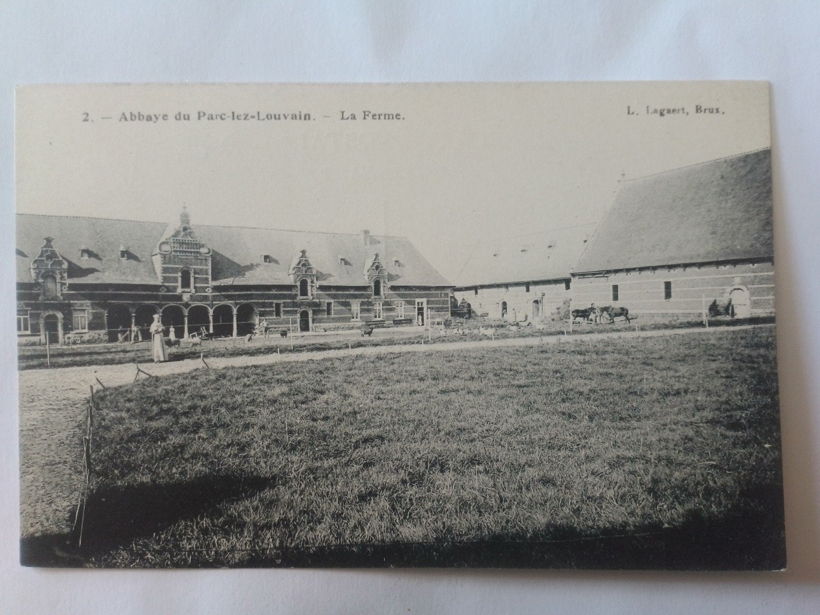 LEUVEN ABBAYE DU PARC LEZ LOUVAIN - LA FERME, Verzamelen, Ophalen of Verzenden, Voor 1920, Ongelopen, Vlaams-Brabant