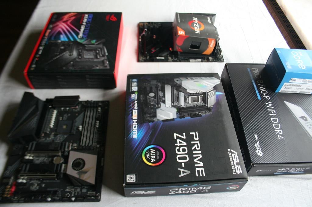 CPU + MOBO B760-P Z490 B550 X570 12400F 5600X 3900X, Informatique & Logiciels, Enlèvement
