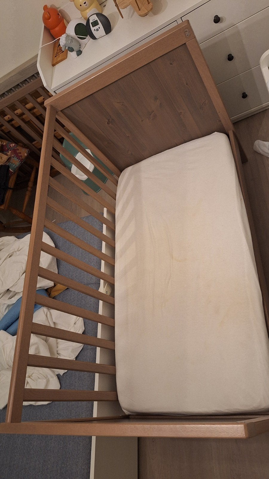 Baby/peuter bed ikea, Ophalen, Gebruikt, 70 tot 85 cm, Minder dan 140 cm