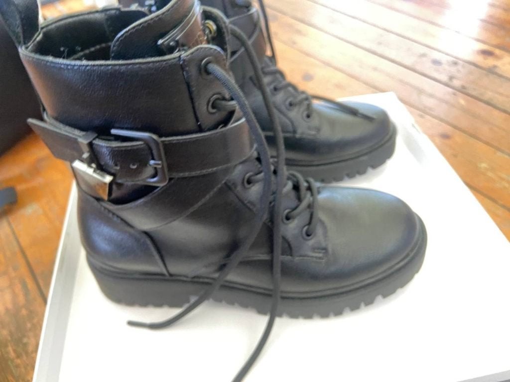 Guess OLSY - Bottines à plateau - black, 37, Neuf, Guess, Enlèvement, Boots et Botinnes