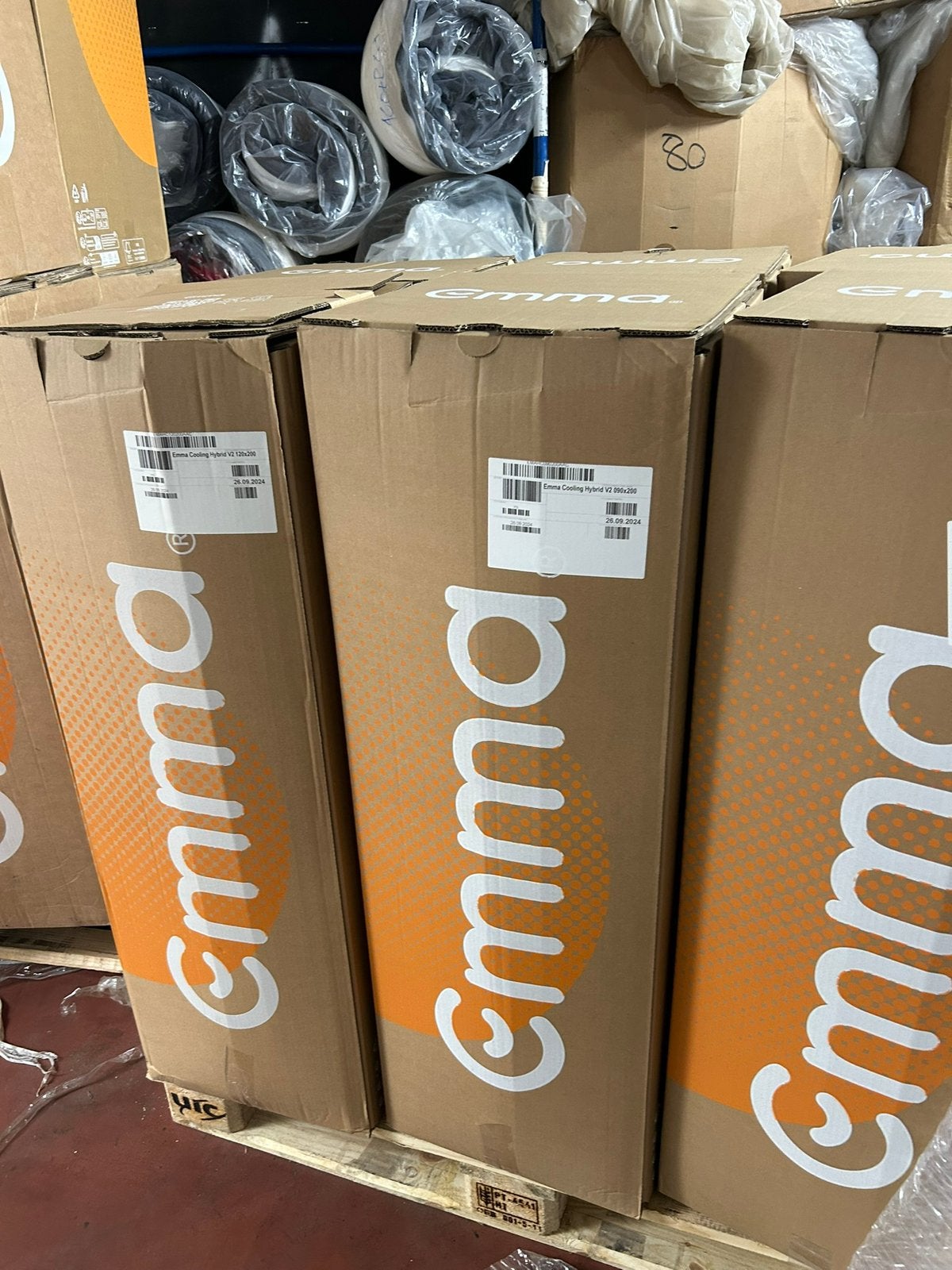 Matelas Emma - Toutes tailles disponible, Neuf, Enlèvement, 200 cm, Blanc