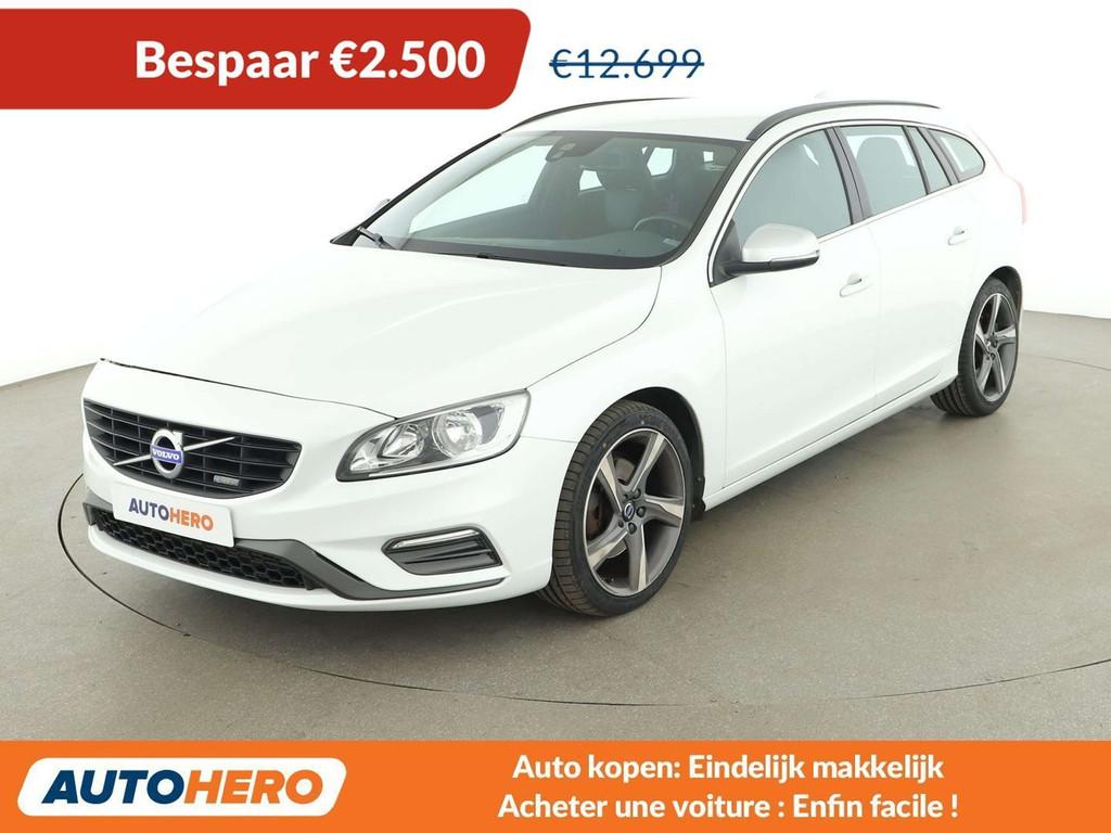 Volvo V60 2.0 D3 Kinetic (bj 2015), Auto's, Volvo, Euro 5, 1624 kg, Gebruikt, Zwart