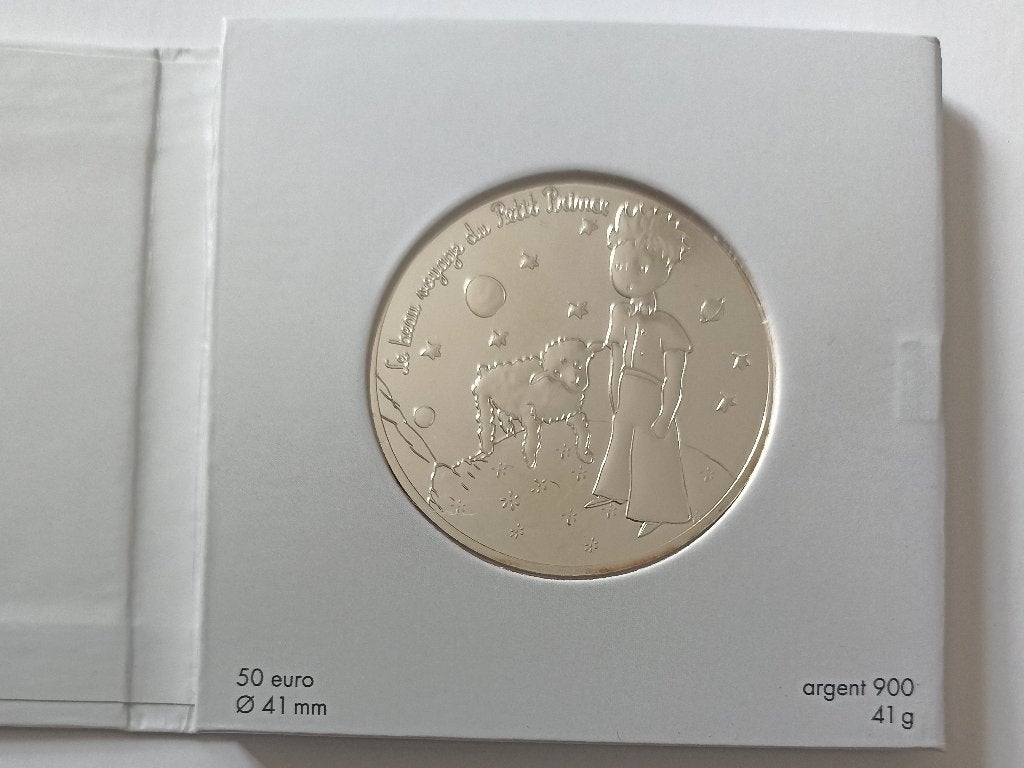 France 50 euro 2016 Le petit Prince et le mouton - BU Ag900, Enlèvement ou Envoi, France, Série, Argent