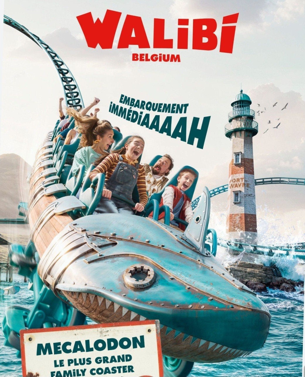 2 tickets voor Walibi Belgium., Twee personen, Ticket of Toegangskaart