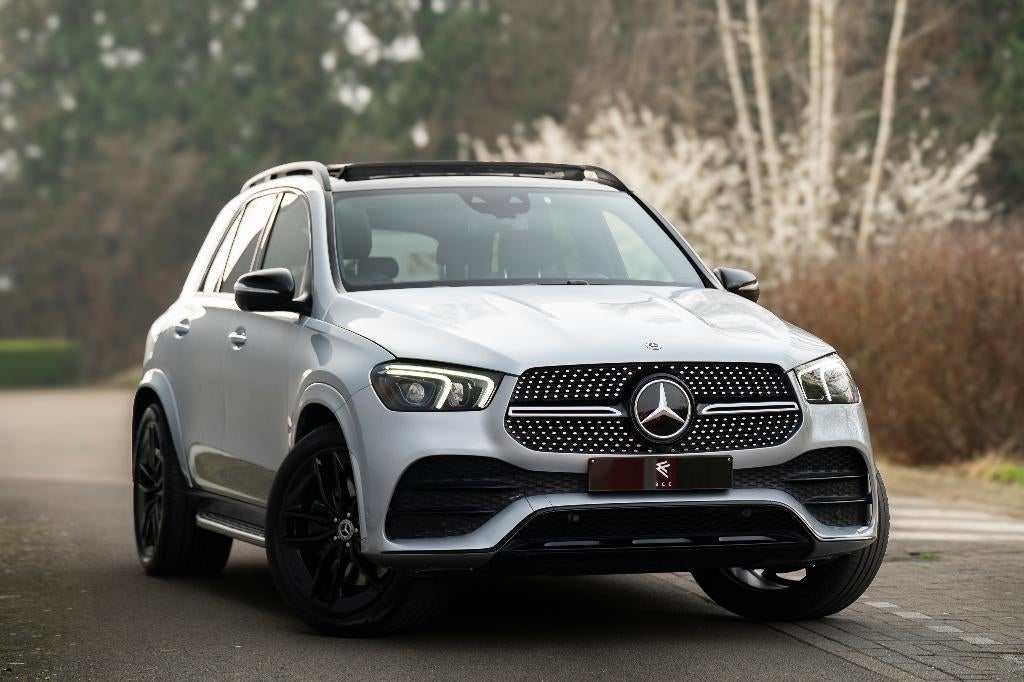 Mercedes-Benz GLE 350 de PHEV AMG/AIR/PANO/HEADUP/KEYLESS, Auto's, 4 cilinders, GLE, Leder, 5 zetels