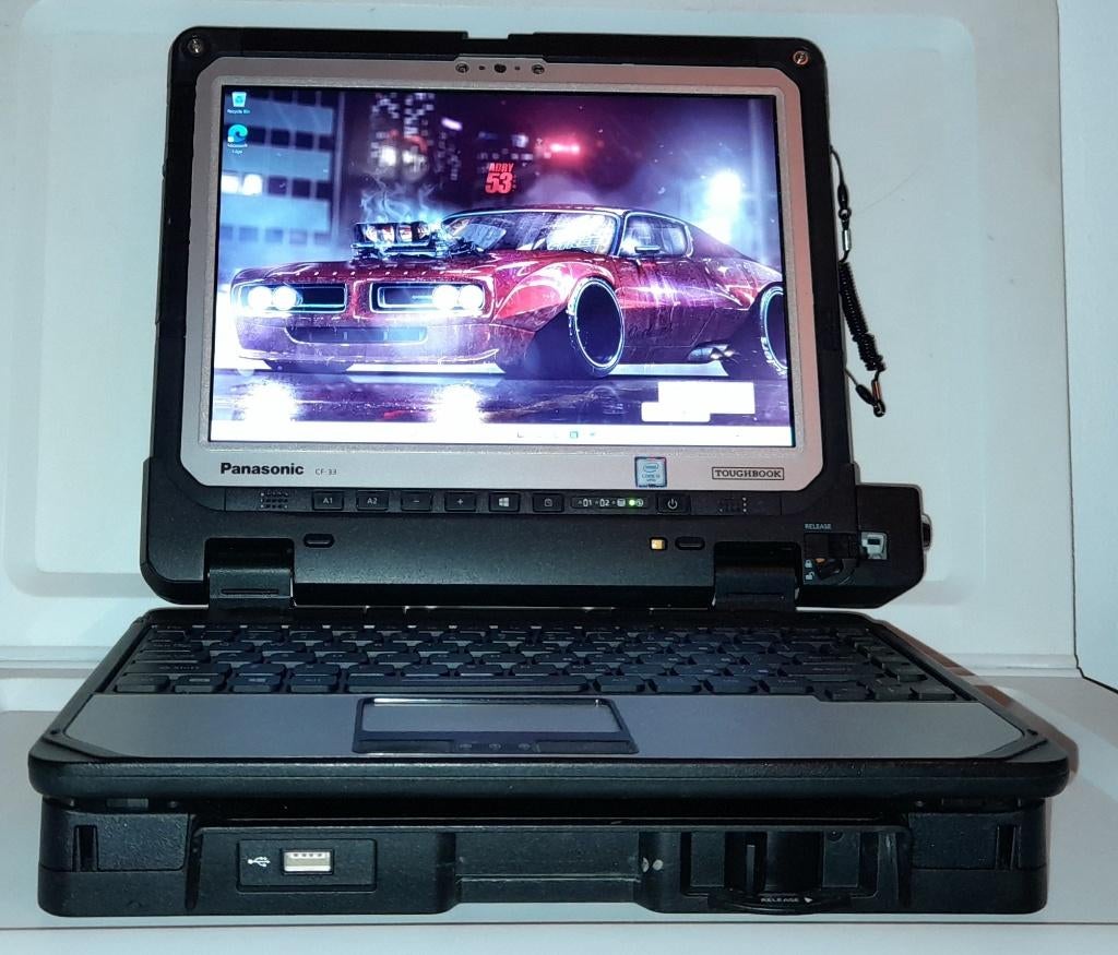 PANASONIC TOUGHBOOK CF-33 1TB SSD, QHD TOUCHSCREEN, HDMI,SIM, PANASONIC, CF-33, Uitbreidbaar geheugen, Refurbished