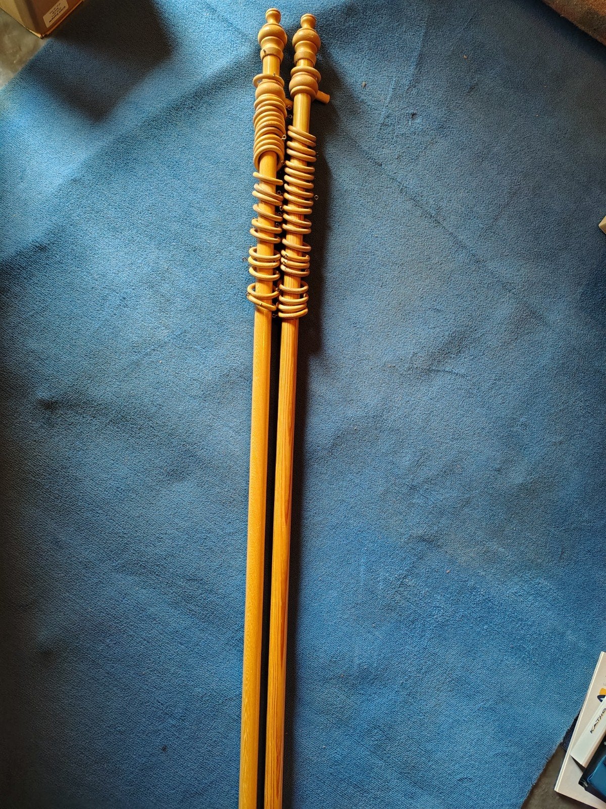 Tringles à rideaux en bois, Maison & Meubles, Enlèvement