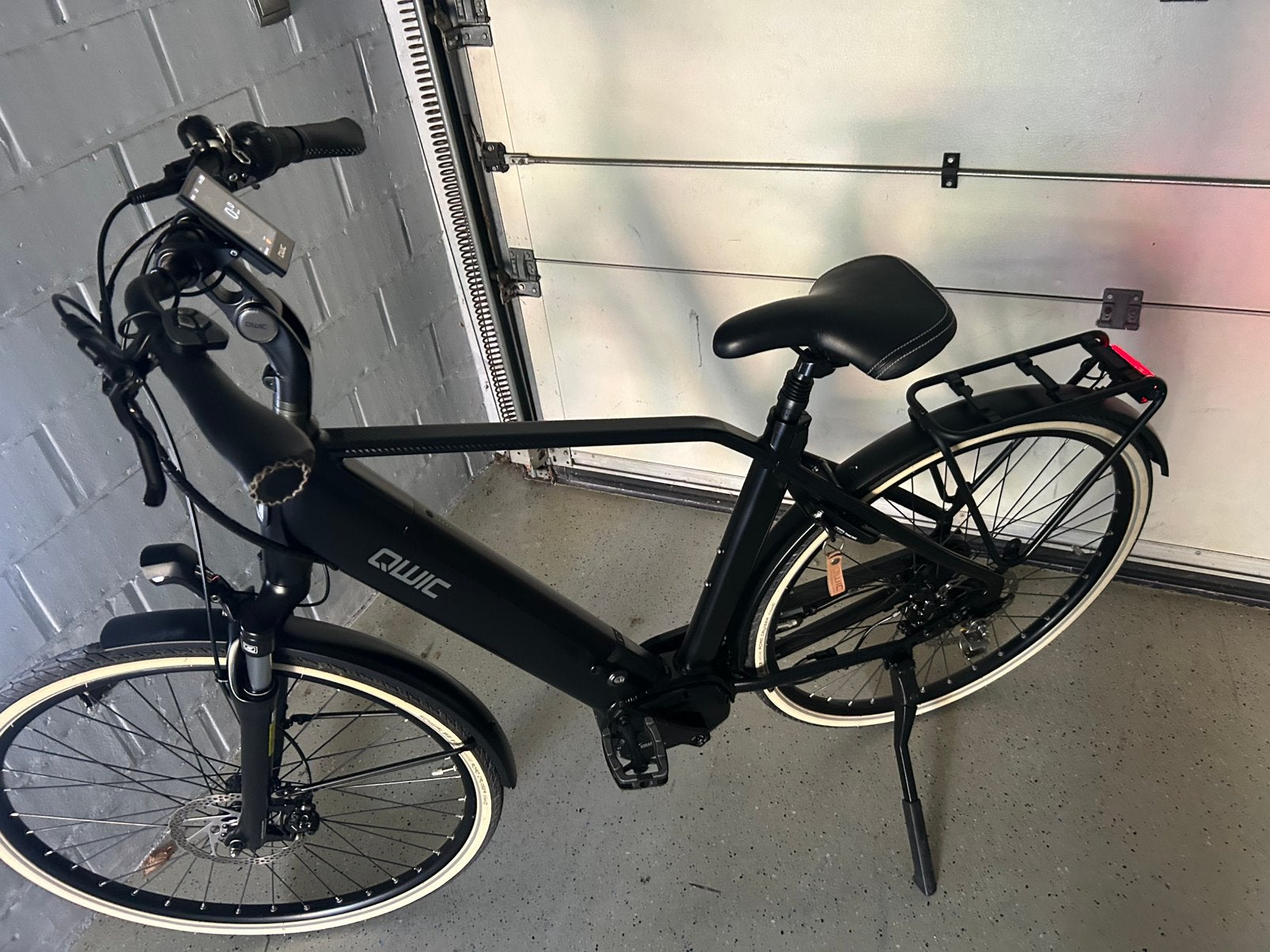 Elektrische herenfiets quic middenmotor, Ophalen, Zo goed als nieuw