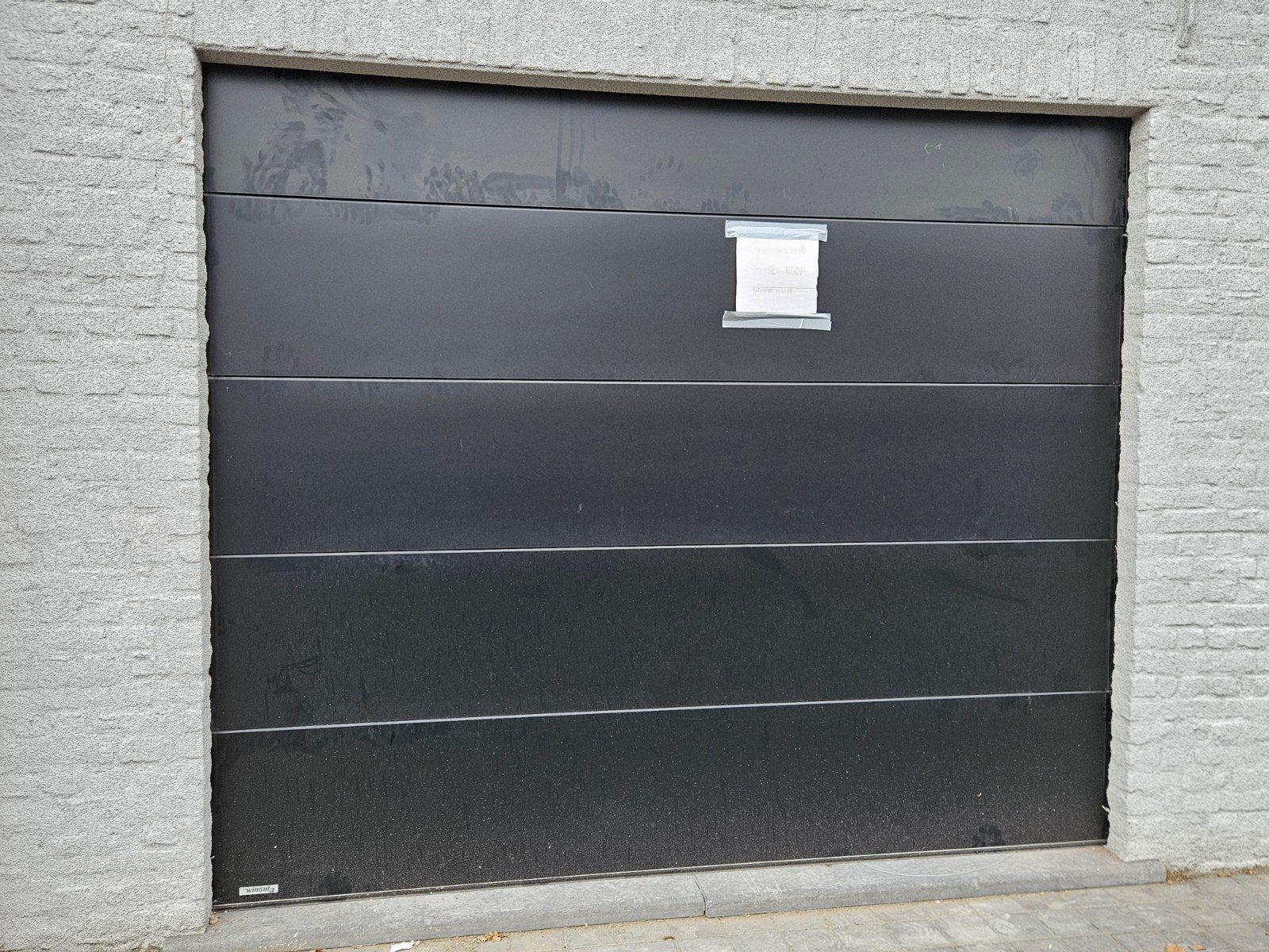 winsol electric poort, Ophalen