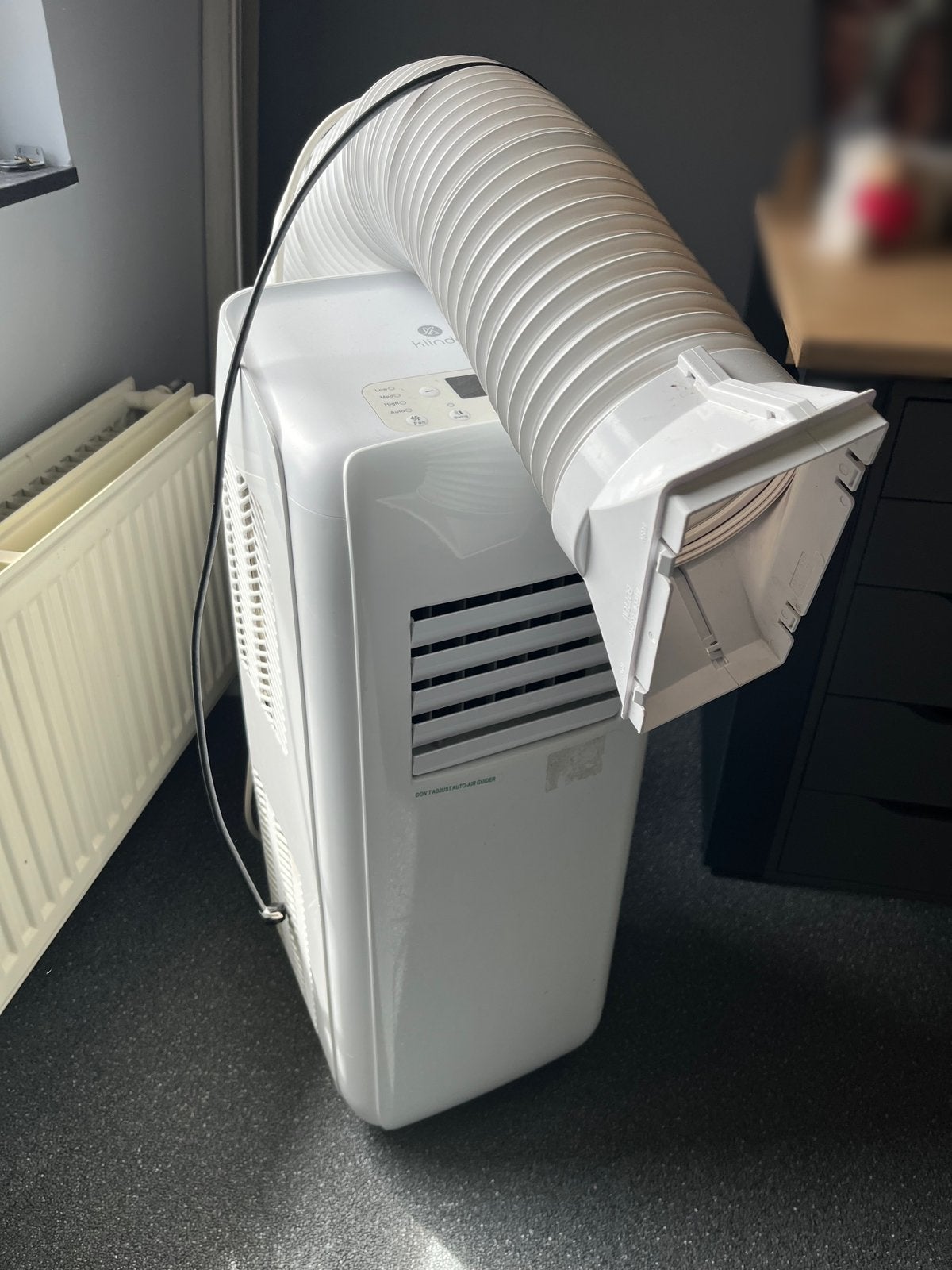Klindo mobiele airco, Elektronische apparatuur, Airco's, Zo goed als nieuw, Mobiele airco, 60 tot 100 m³, 3 snelheden of meer
