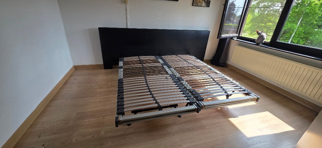 Lattenbodems + hoofdeinde, Ophalen, Gebruikt, Tweepersoons, Bedbodem