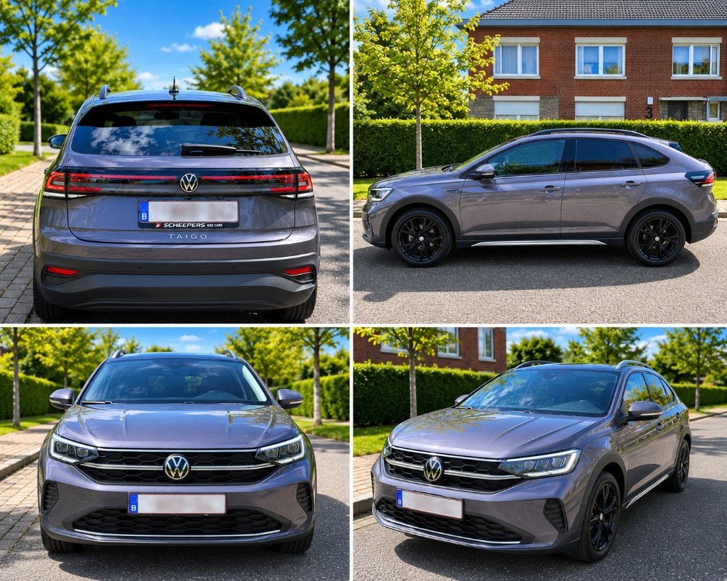 Volkswagen Taigo, Smokey Grey, TSI, Auto's, Volkswagen, Particulier, Taigo, ABS, Achteruitrijcamera, Adaptieve lichten, Adaptive Cruise Control