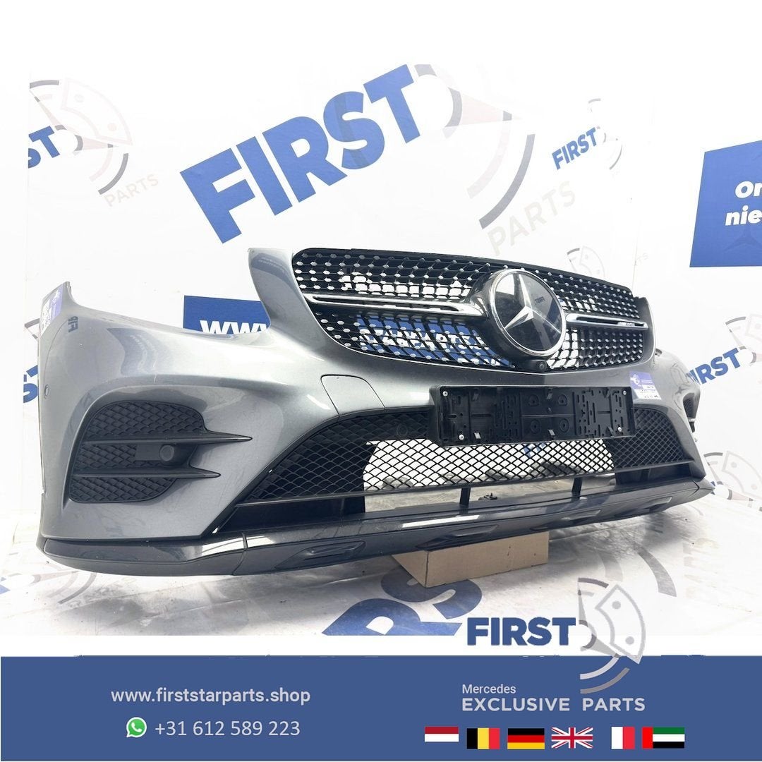 W253 GLC43 AMG VOORBUMPER A2538853300 Mercedes GLC BUMPER CO, Gebruikt, -, Voor, Ophalen of Verzenden