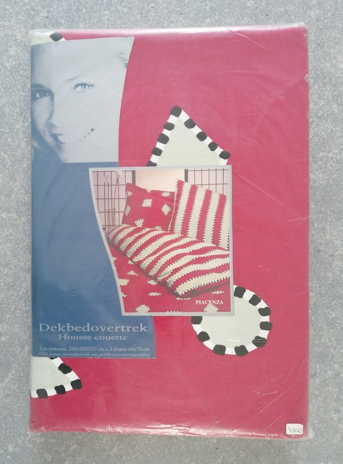 2-persoons dekbedovertrek 
240 x 200/220 cm
2 x kussensloop, Huis en Inrichting, Slaapkamer | Beddengoed, Dekbedovertrek, Katoen