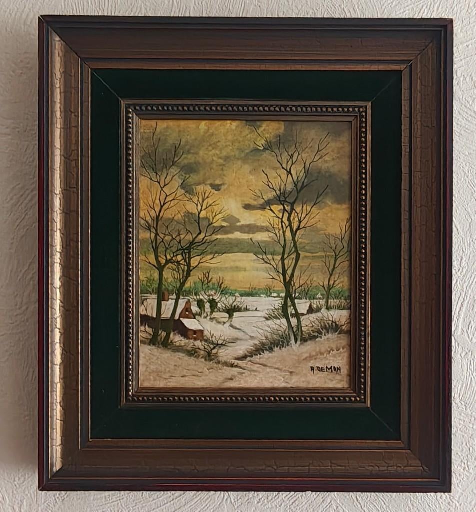 A. De Man - winterlandschap / perfecte staat, Ophalen
