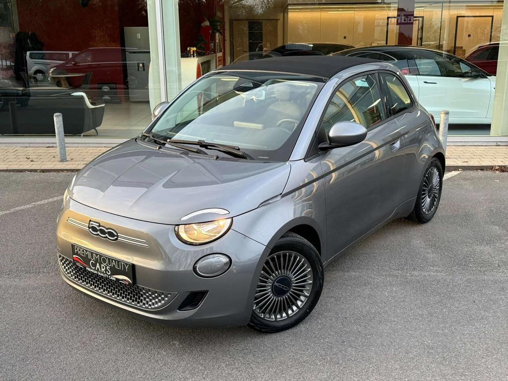 Fiat 500C ICON / CARPLAY / SENSOREN / NAVI / AIRCO / KEYLESS, Auto's, Automaat, 4 zetels, Stof, Cabriolet