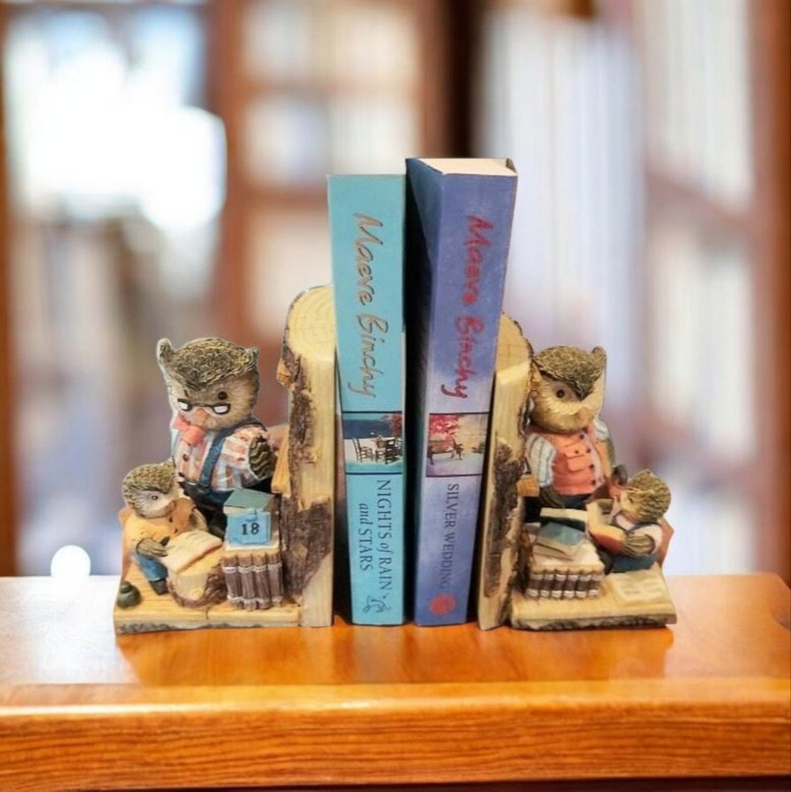 Serre-livres vintage authentiques — hérissons décoratifs, Enlèvement ou Envoi