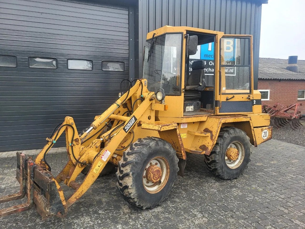 wiellader /shovel /loader schaeff skl 832, Articles professionnels, Chargeuse sur pneus ou Chouleur