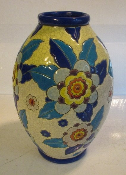 originele Boch Keramis kleurrijke bloemen  191, Verzenden