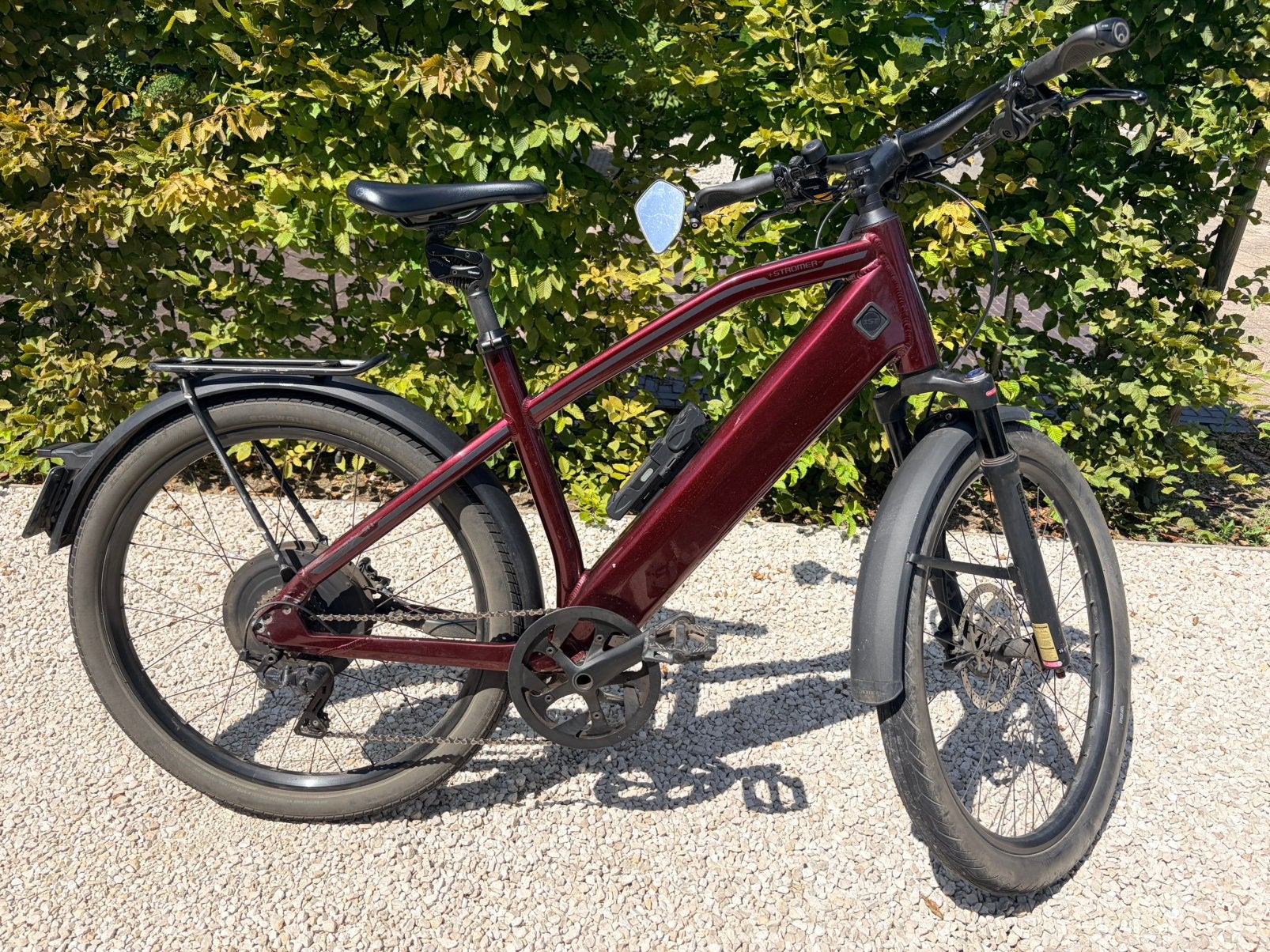 Stromer ST1 met geveerde voorvork en zadelvering, Fietsen en Brommers, Elektrische fietsen, Ophalen, Gebruikt, Stromer