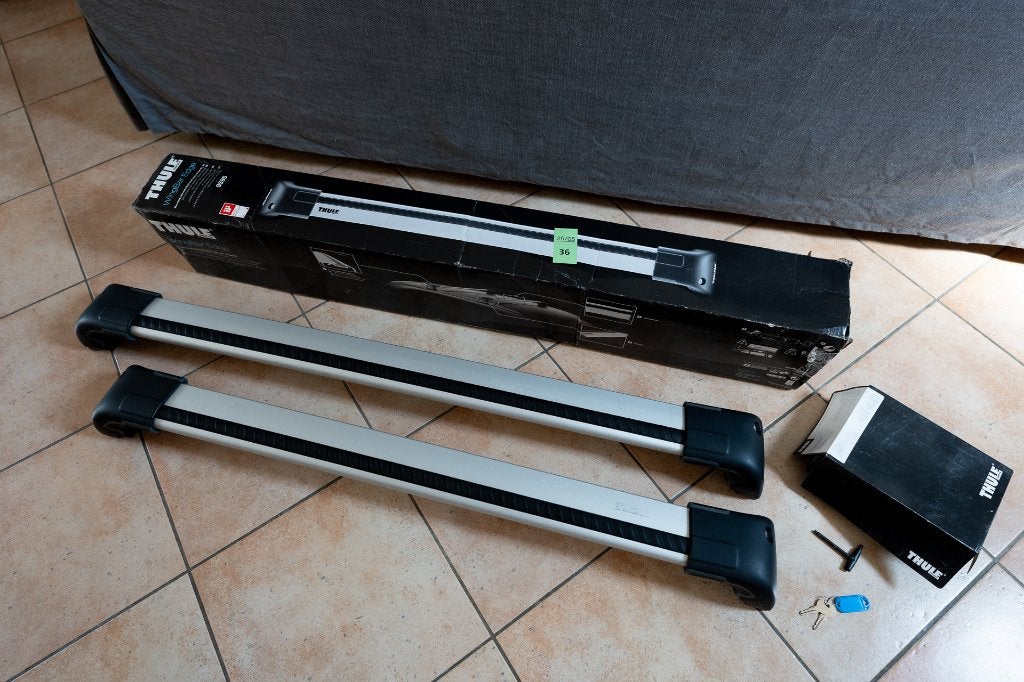 Thule WingBar Edge 9595 dakdragers + BMW X1 (F48) kit, Ophalen, Zo goed als nieuw