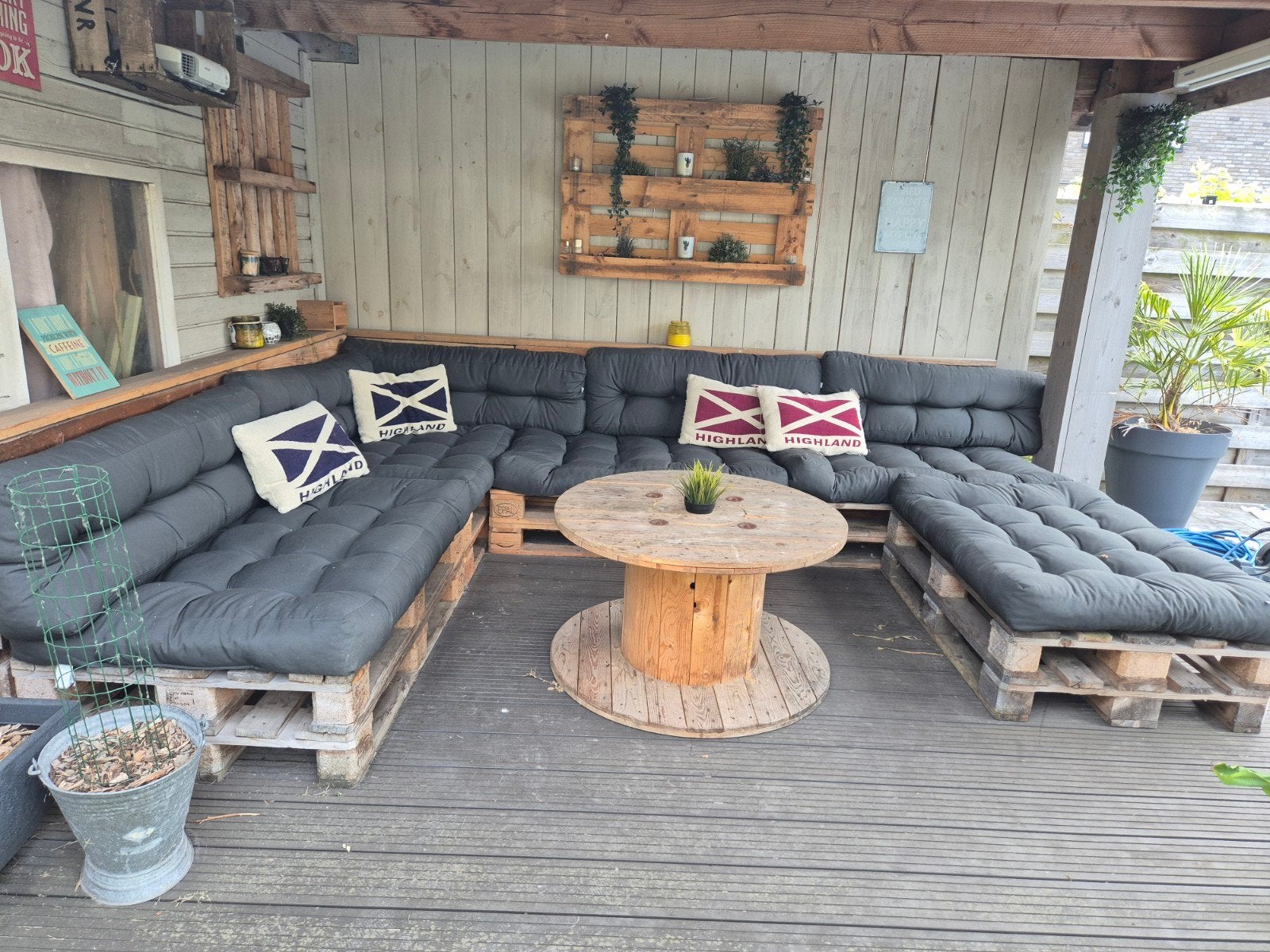 Kussens europaletten, Tuin en Terras, Tuinsets en Loungesets, Ophalen