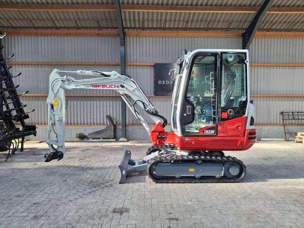 Takeuchi TB230, minigraver, minikraan, BJ2026, Nieuw!, Ophalen, Graafmachine
