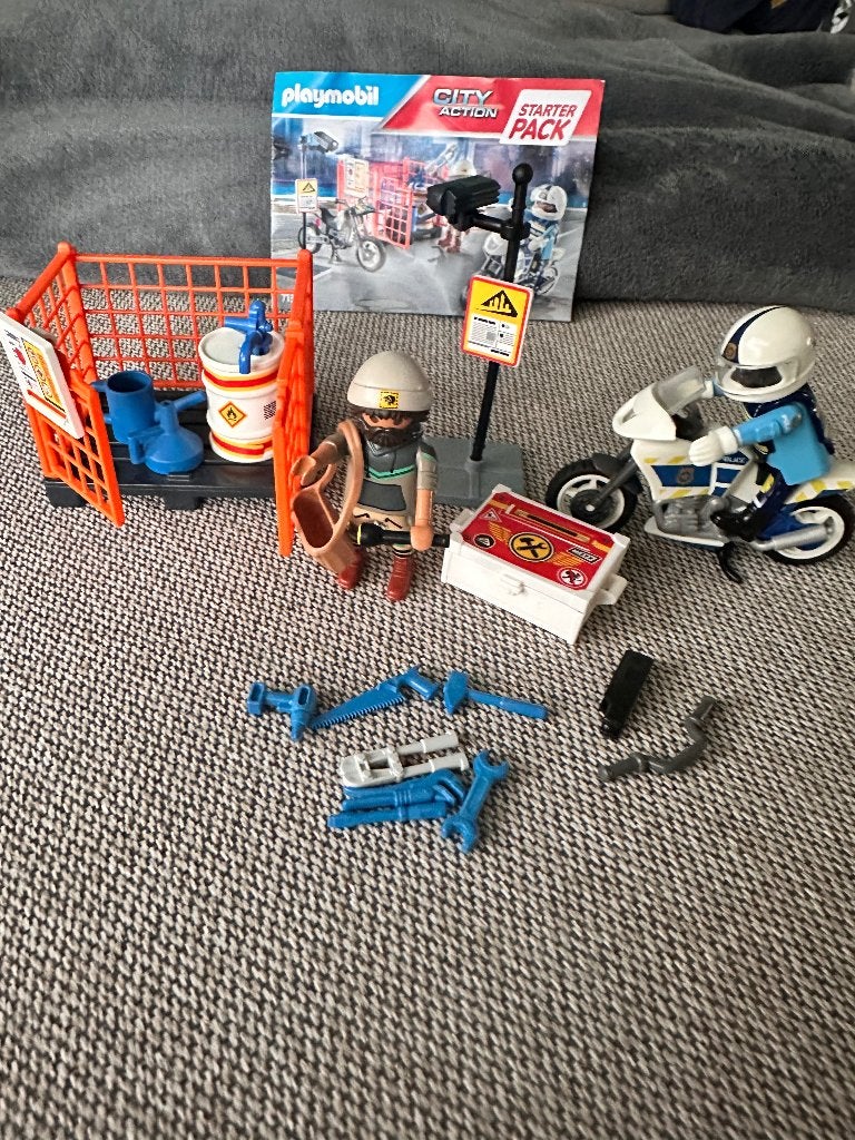 Playmobil City Action Starter Pack 71381, Enlèvement ou Envoi, Utilisé, City action, Figurines
