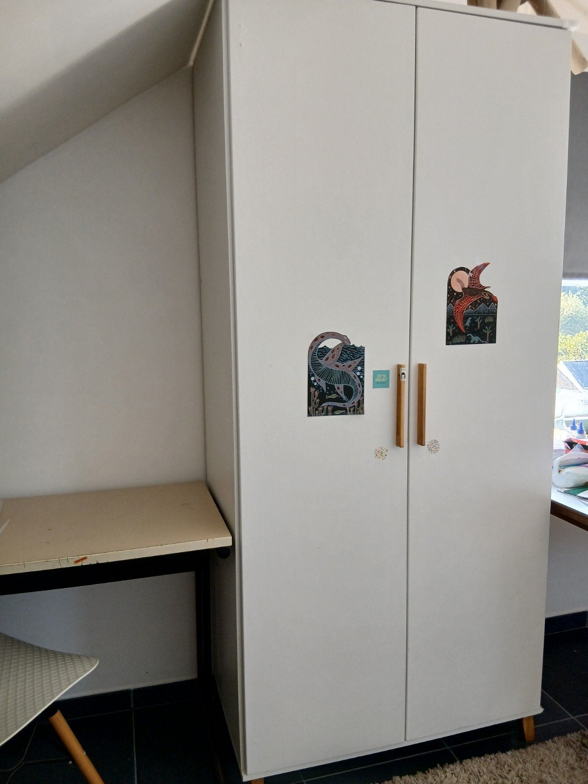 kleerkast, Ophalen