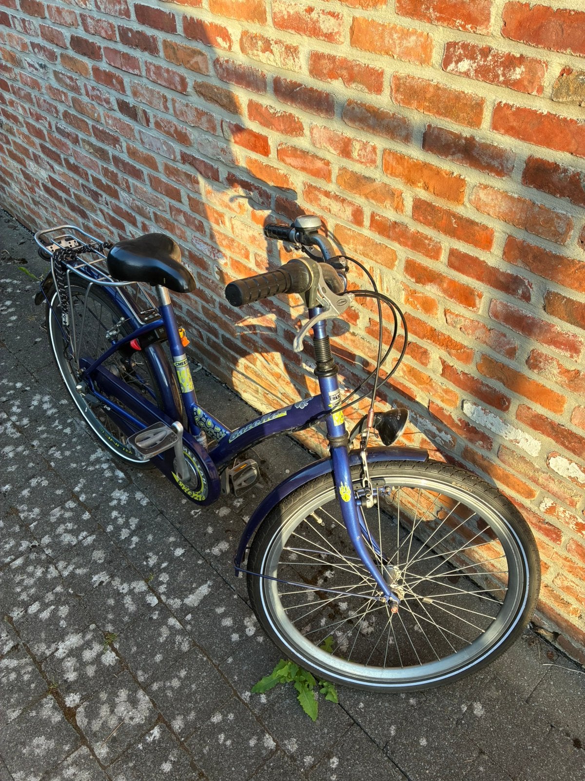 Leuke meisjes fiets, Fietsen en Brommers, Ophalen, Gebruikt, Handrem