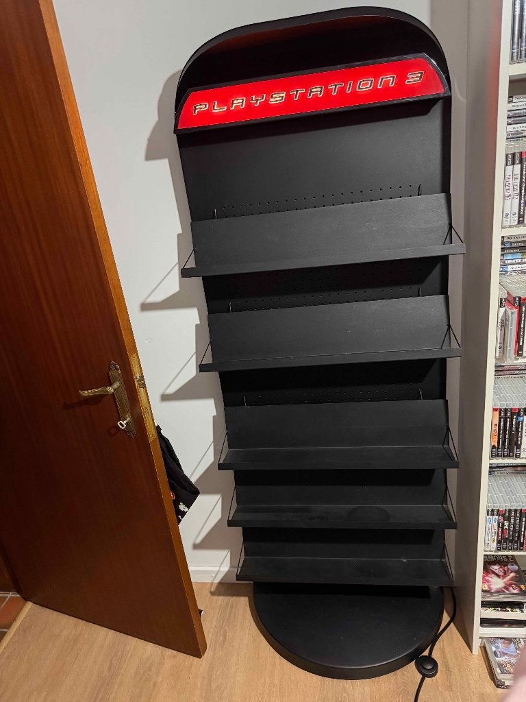 Sony Playstation 3 étagère magasin Game Shelf Store Display, Ophalen, Zo goed als nieuw