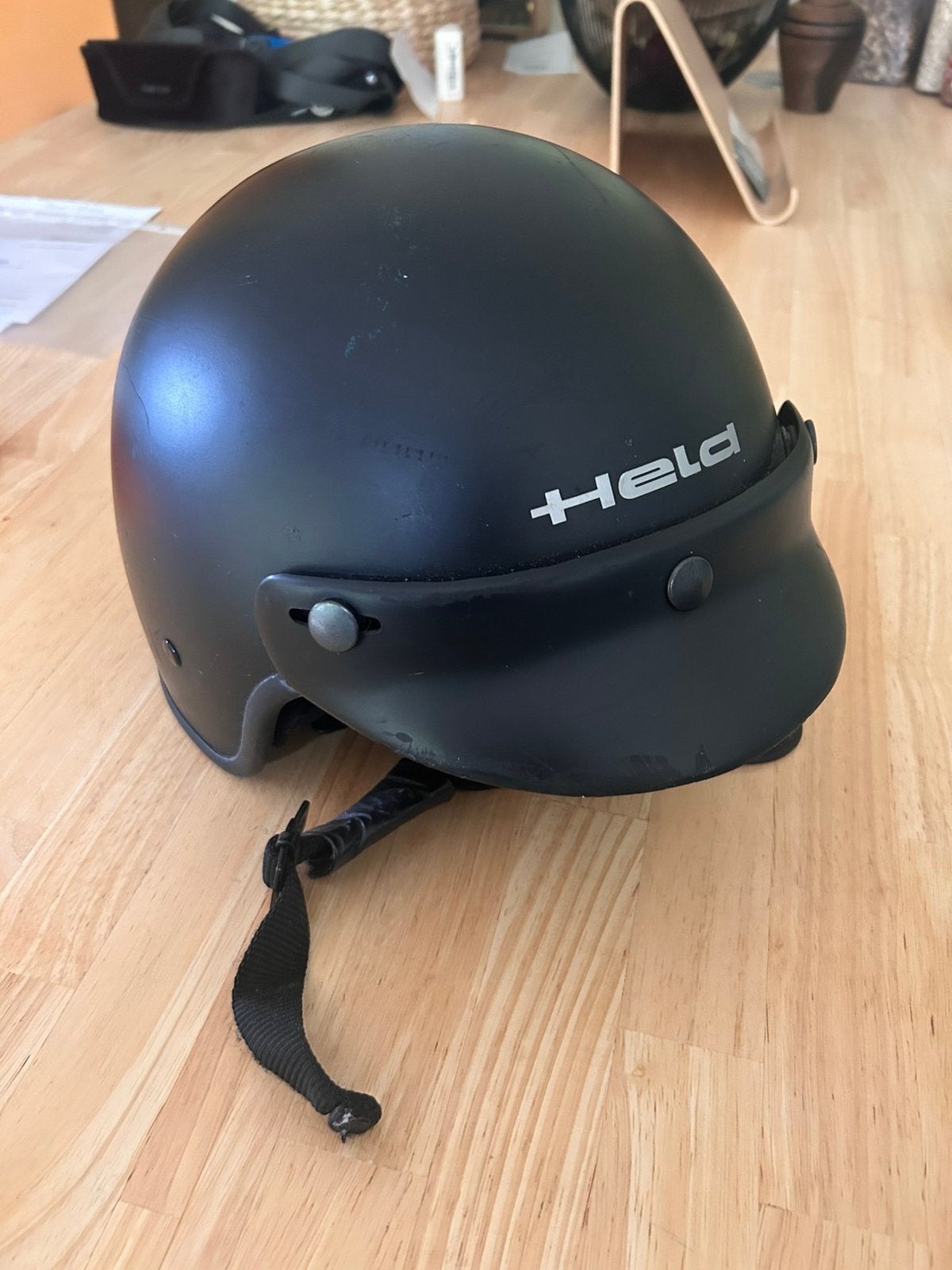 Helm maat 56 merk Held, Fietsen en Brommers, Ophalen, Gebruikt
