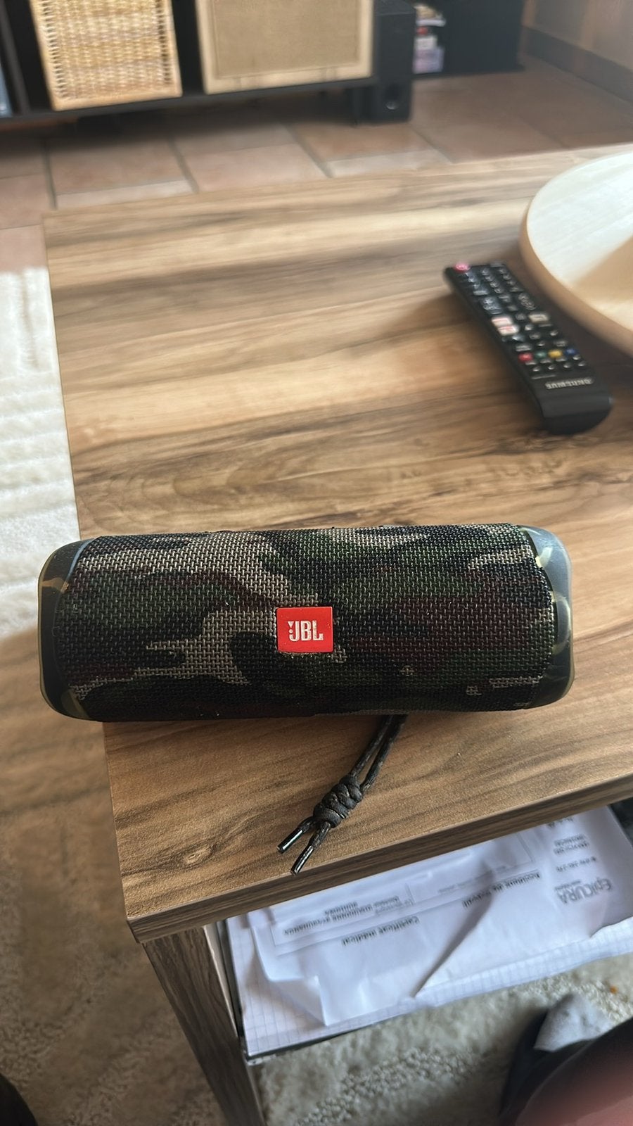 JBL Flip 6 Camouflage - Enceinte Bluetooth Étanche, Bluetooth, Ophalen, Zo goed als nieuw, JBL