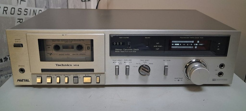 Technics RS-M14 Cassettedeck, Audio, Tv en Foto, Ophalen of Verzenden, Enkel, Overige merken, Tape counter