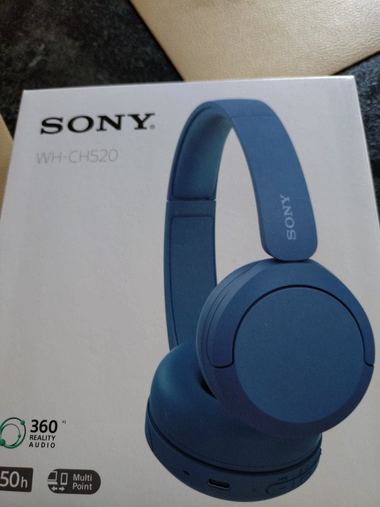 NIEUW koptelefoon sony WH-CH520, TV, Hi-fi & Vidéo, Casques audio, Enlèvement, Neuf, Bleu, Sony