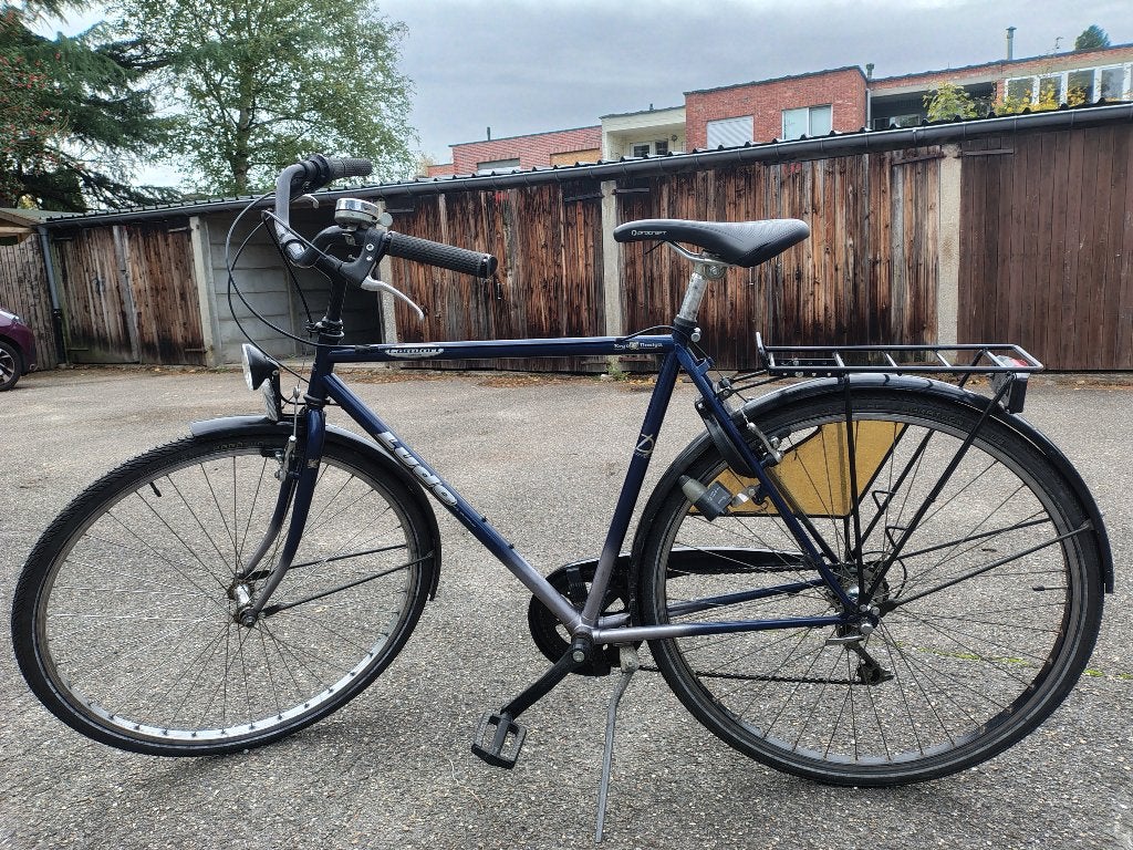 Belgische retrofiets merk Ludo, Velgrem, Versnellingen, Zo goed als nieuw, 53 tot 57 cm