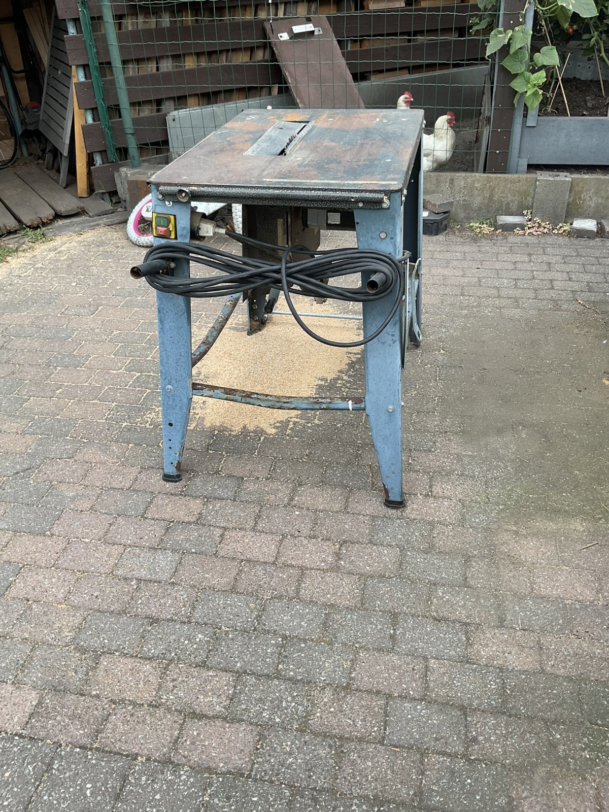 Zaagmachine, Ophalen, Gebruikt