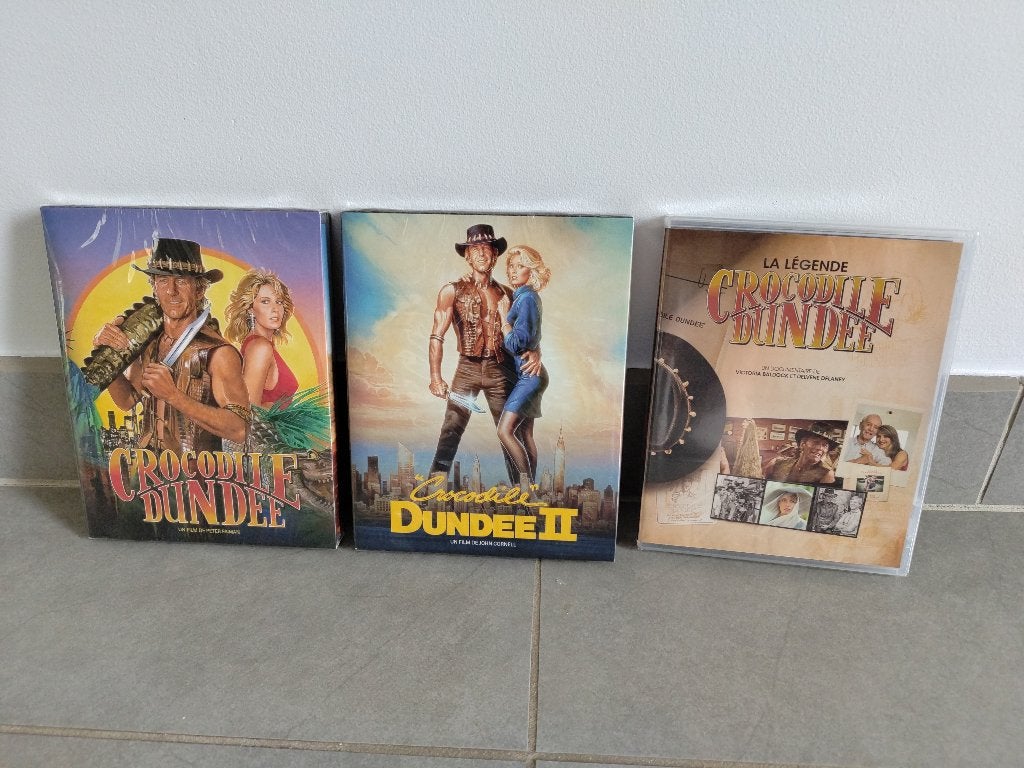 Set collector 4K / blu-ray Crocodile Dundee 1&2, Enlèvement ou Envoi, Neuf, dans son emballage, Blu-ray 4K Ultra HD, Coffret