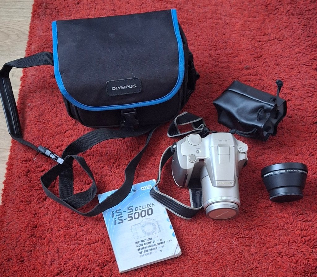 appareil photo Olympus argentique IS5 Deluxe, Enlèvement ou Envoi, Utilisé, Compact, Olympus
