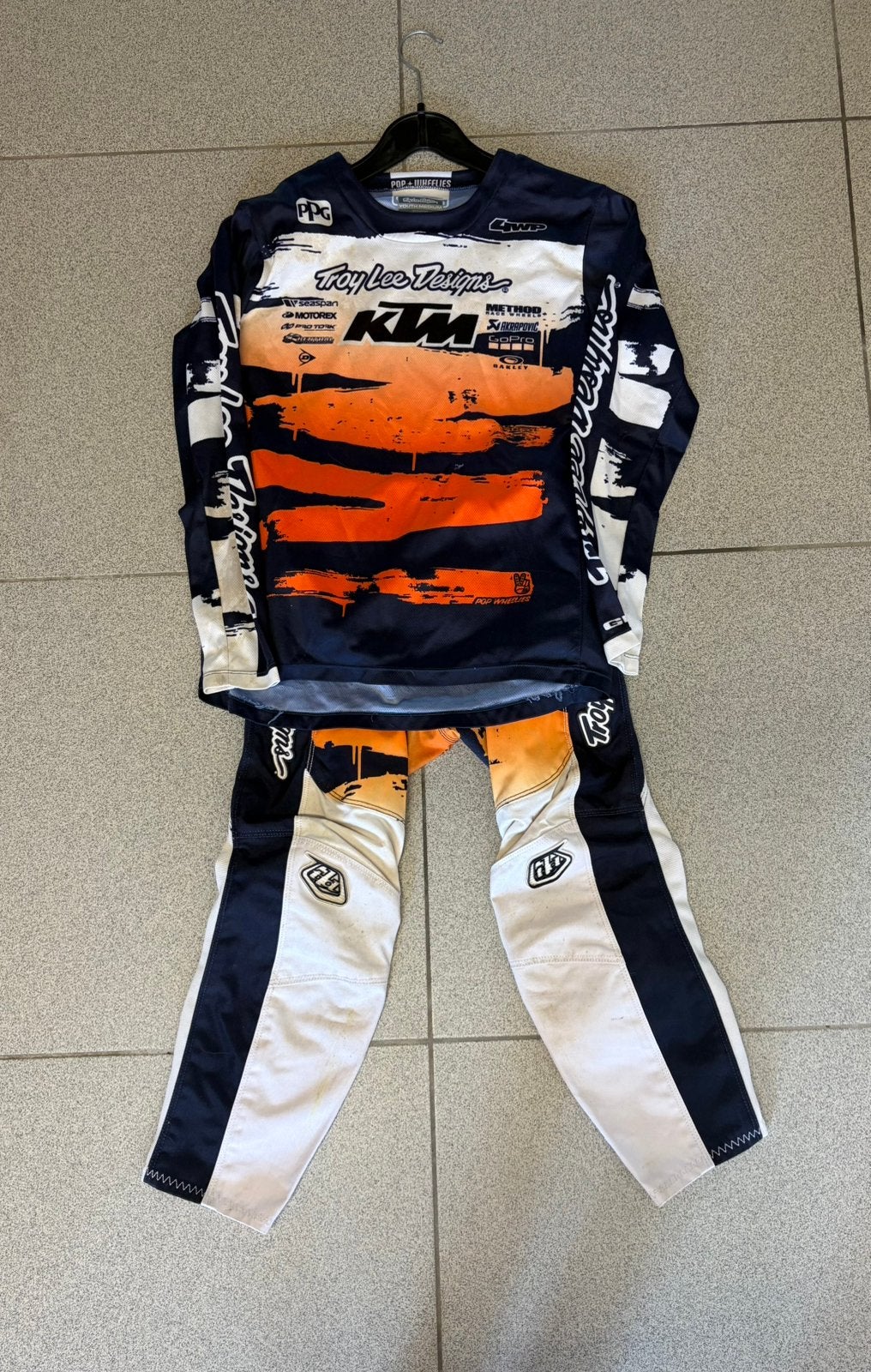 Crosskledij kids, Motoren, Kleding | Motorkleding, Ophalen, Tweedehands, Kinderen, Combipak