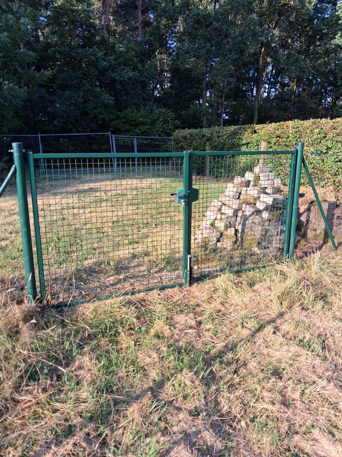 tuinpoort groen 3m breed en 145 hoog, Tuin en Terras, Ophalen