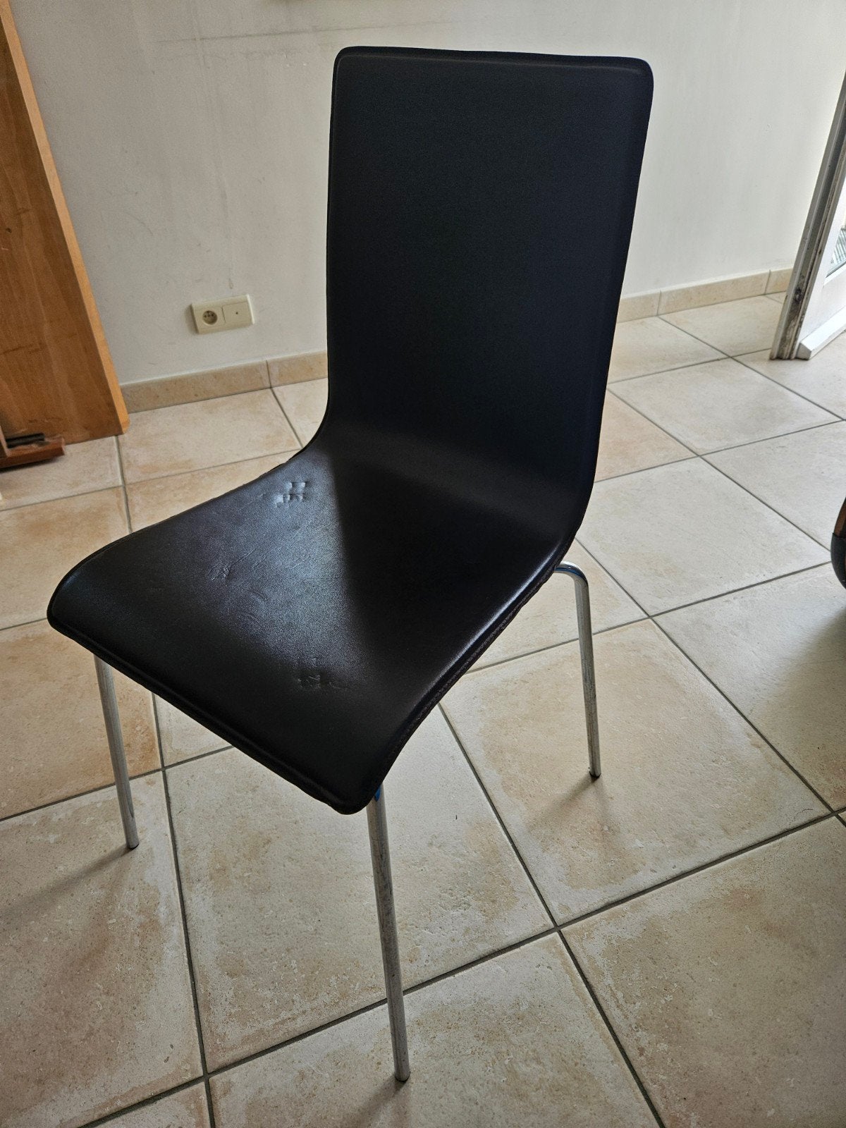 Chaises en cuir brun. Lot de 10., Brun, Enlèvement, Cuir, Cinq, Six Chaises ou plus