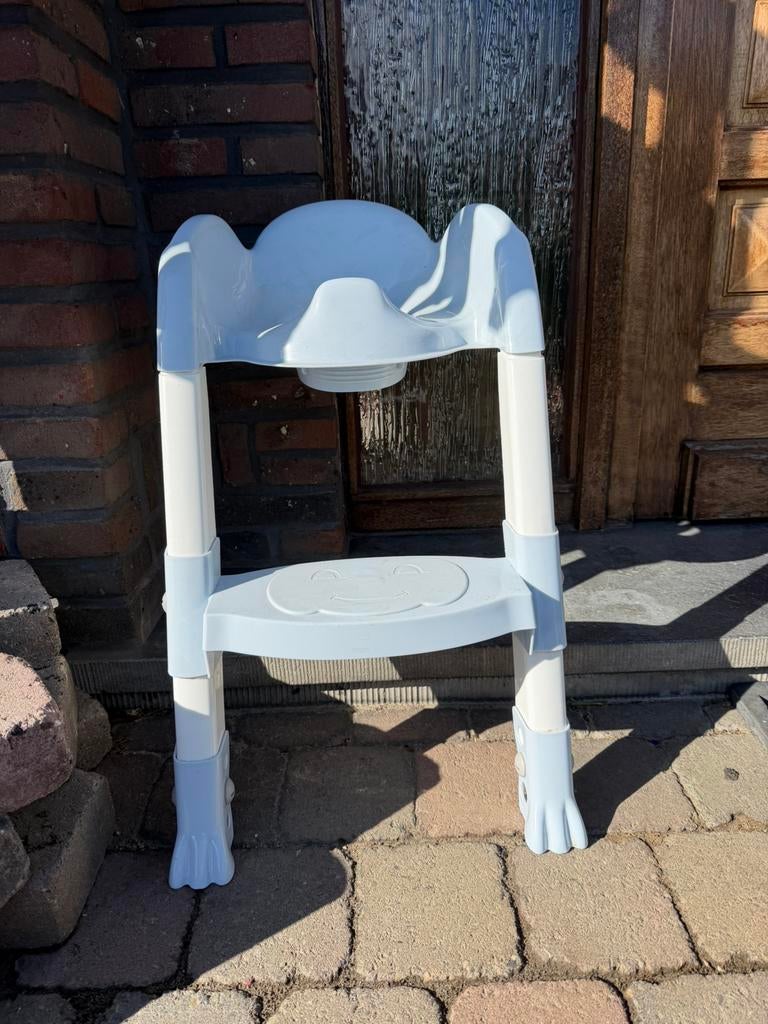 Verstelbaar trapje met toiletbril, Tuin en Terras, Ophalen, Gebruikt