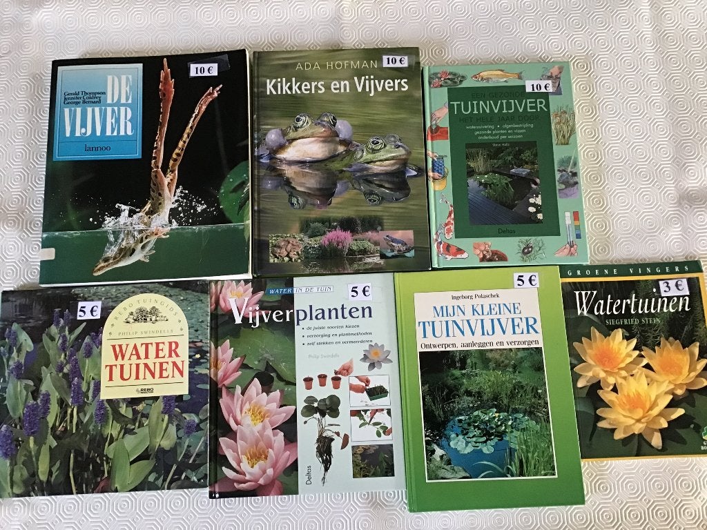 Diverse boeken over vissen & vijvers, Boeken, Dieren en Huisdieren, Ophalen of Verzenden, Zo goed als nieuw, Vissen