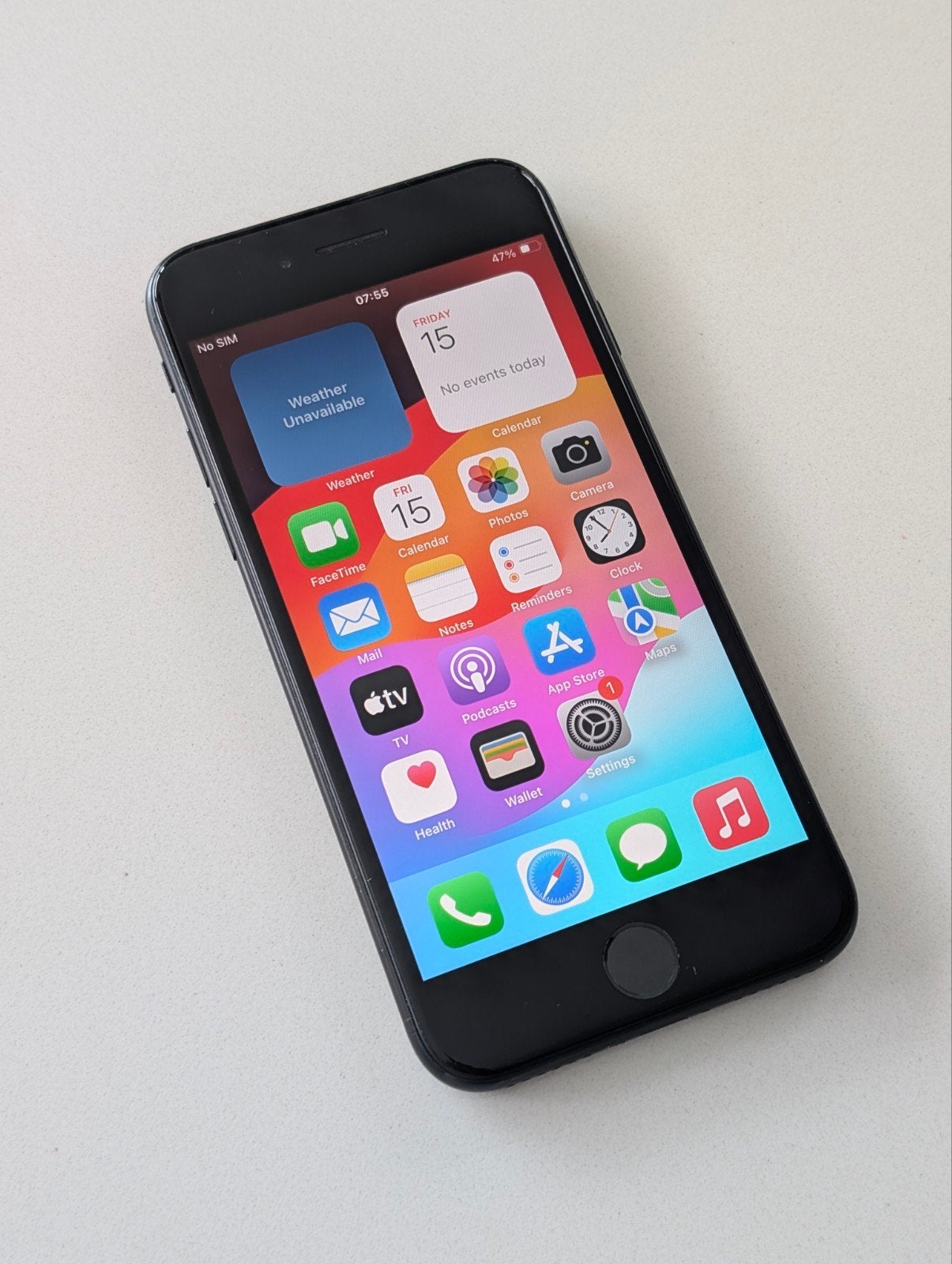 Apple iPhone SE - 64GB - 90%, Telecommunicatie, Mobiele telefoons | Apple iPhone, Gebruikt, Zwart, Ophalen of Verzenden, 64 GB