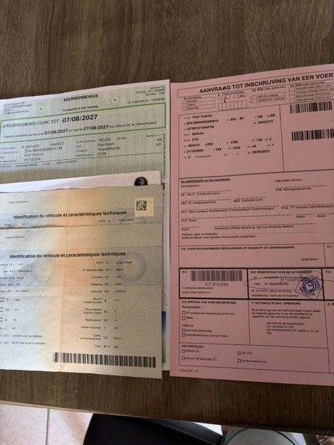 punto 1200 benz. gekeurd voor verkoop euro 4, Voorwielaandrijving, 4 deurs, Stof, 1242 cc