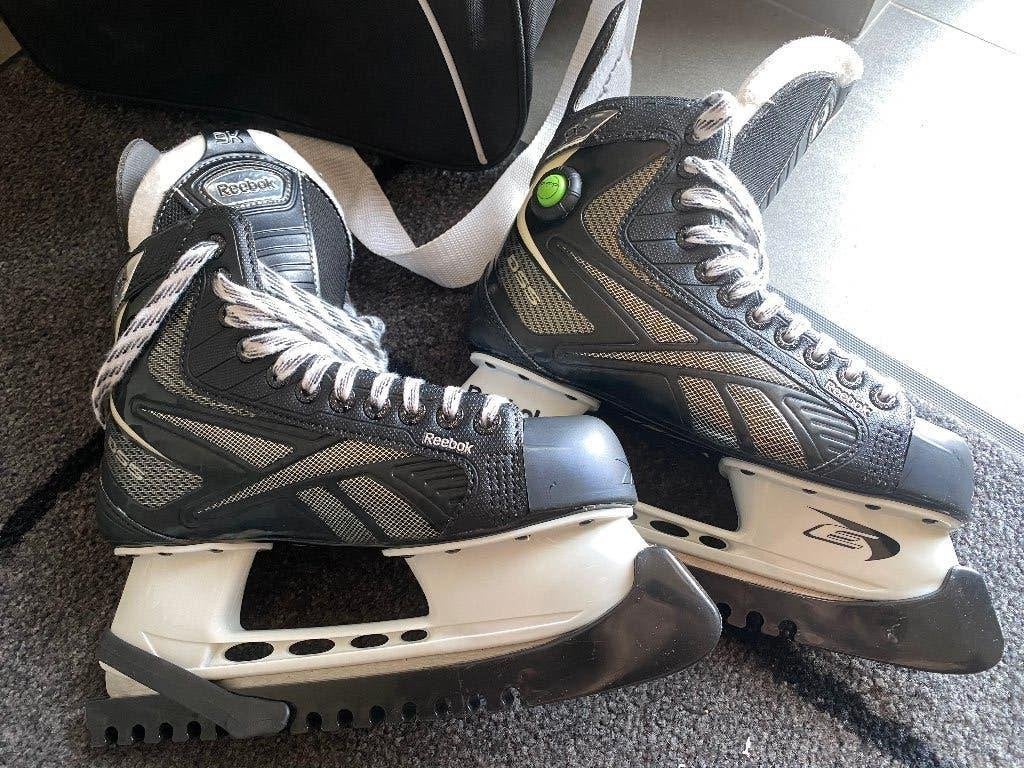 Premium hockeyschaatsen CCm/Reebok met pump, Zo goed als nieuw, IJshockeyschaatsen, Ophalen, Overige merken